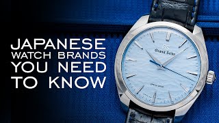 15 Japanese Watch Brands You Need To Know In 2024 [upl. by Ylrebnik]