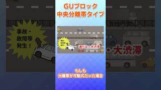 【GUブロック 中央分離帯タイプ】分離帯が動けば道路も動き始める！ shorts [upl. by Ilojne]