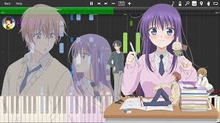 Midara na Aochan wa Benkyou ga Dekinai OP Piano  WONDERFUL WONDER [upl. by Blaseio]