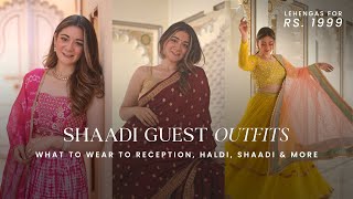 Styling Designer Lehengas On A Budget  Try On Haul  Outfit Ideas For Indian Weddings [upl. by Web]