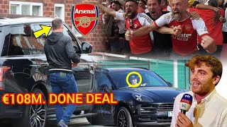 🚨 Breaking News arsenal complete €108M DEAL🔥 medical today✍️ DONE DEAL✅ Arsenal transfer news [upl. by Niobe560]