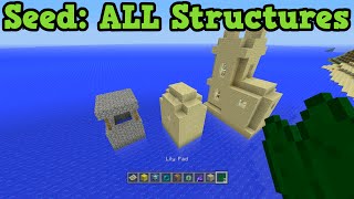 Minecraft Xbox 360  PS3 ALL Structures On One Seed [upl. by Allesiram]