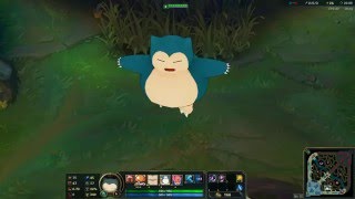 Snorlax Gragas  Custom Skin Spotlight By MrBrokoli [upl. by Klarika322]