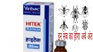 Hitek injection ऐसे करें use तो चीचड़पेट के कीड़ेdewormingज़ख़्मो के कीडों का होगा रामबाण इलाज । [upl. by Junna]