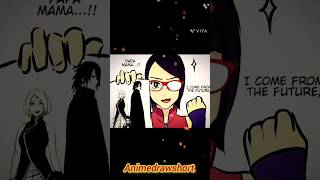 SARADA MEET THE PAST SASUKE AND SAKURA 😆🥰😍 naruto anime animeedit edit love narutofanforever [upl. by Neit939]