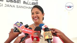 Chandrani Bandara Kiriella to contest General Elections from Kandy district [upl. by Lledraw]