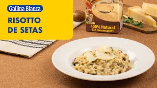 Receta risotto de setas Fácil y rápida ¡Anímate a cocinarla 🧀  Recetas Gallina [upl. by Noirret292]