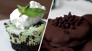 5 Desserts For Mint Chocolate Lovers • Tasty Recipes [upl. by Bautram]