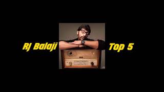 Top 5 RJ Balaji Cross Talks  Best of RJ Balaji Prank Calls 2016 [upl. by Eeltrebor]