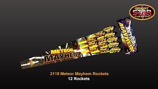 Bright Star Fireworks  2119 Meteor Mayhem Rockets [upl. by Mervin212]