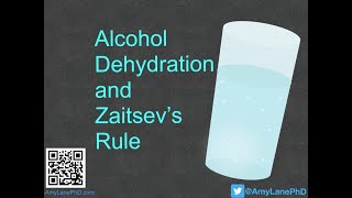 335 BCH3023 Alcohol Dehydration and Zaitsev’s Rule [upl. by Frohne]