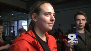 Oregon State guard Sydney Wiese on Selection Day [upl. by Zetniuq]