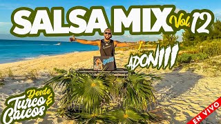 SALSA CLASICA VOL 12 🥁 LAS 12 MEJORES SALSA  MEZCLADA EN VIVO POR DJ ADONI ♥️🍺🥃  SALSA MIX [upl. by Knighton]