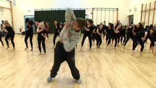 LIFT and Hofesh Shechter Company First dance workshops in DerryLondonderry [upl. by Nnasus526]