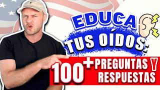 100 Preguntas y Respuestas Clave en Inglés para Conversaciones Diarias  Aprende y Educa Tus Oídos [upl. by Ellard]