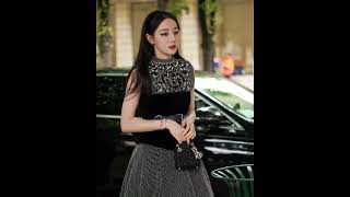 24092024 dilrabadilmurat attends the dior springsummer 2025 show in parisdiorss25 pfw dior [upl. by Moya]