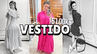 16 LOOKS VESTIDO I COMO USAR VESTIDO I Look Vestido SHEIN Estiloso Looks Vestido com Tênis [upl. by Revkah]