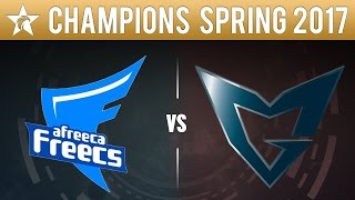 Afreeca Freecs vs Samsung Galaxy  League Of Legends LCK Spring Split 2017 Game 2 [upl. by Eerdua671]