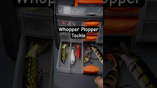 Whopper plopper tackle 🎣 whopperplopper fishingasmr tacklebox topwaterlures topwaterfishing [upl. by Akciret]