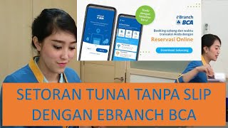 Setor tunai dengan eBranch BCA [upl. by Justis]