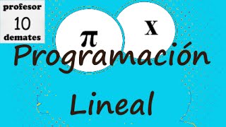 PROGRAMACION LINEAL TRUCOS ejercicios resueltos 02a [upl. by Ademla]