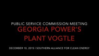 Georgia Public Service Commission Hearing GA Power’s Costly Vogtle Nuclear Boondoggle Part 2 [upl. by Coit]