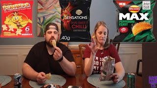 Americans Try British Potato ChipsCrisps [upl. by Hedda]