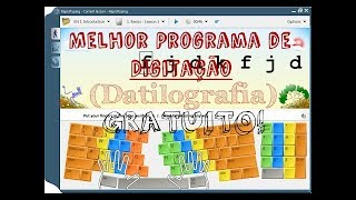 Melhor Programa de Digitação Datilografia Gratuito [upl. by Eanat208]