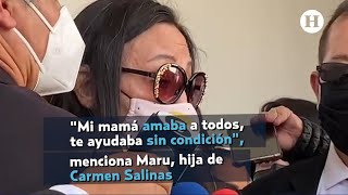 Con AMOR y mucho ORGULLO así recordó MARU a su mamá CARMELITA SALINAS [upl. by Lennie]