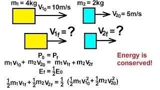 Physics 10 Momentum and Impulse 24 of 30 Elastic Collision Ex2 [upl. by Shiverick]