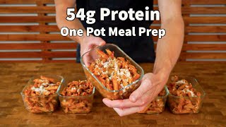 Cajun Chicken Pasta Meal Prep  One Pot Recipe [upl. by Iht597]