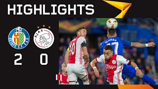 Highlights Getafe  Ajax  UEFA Europa League [upl. by Dorn528]