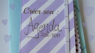 Diy n°1 créer un agenda [upl. by Navetse]