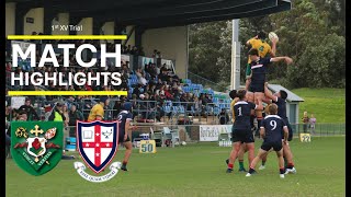 St Augs v Cranbrook  1st XV Highlights [upl. by Dilan]