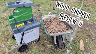 DIY homestead wood chipper for allotment garden wood chippings [upl. by Idarb]