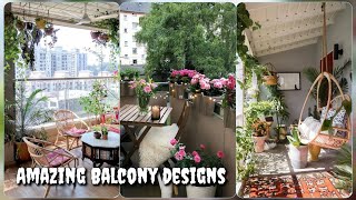 Small Balcony Decorating Ideas 2023  Modern Balcony Makeover [upl. by Elvah992]