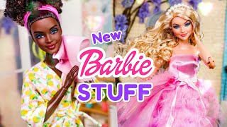 Barbie Salon Play Set Looks Doll Birthday Wishes and More A Review and Unboxing [upl. by Perkoff]