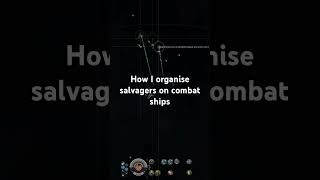 How I organise salvagers on combat ships eveonlinegameplay shorts eveonline [upl. by Aicram]