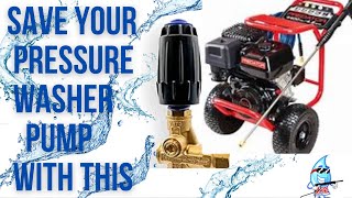 External UNLOADER VALVE Bypass Water Back to Tank for Small Pressure Washing Business Tips [upl. by Baker]