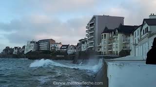 Grandes marées Saint Malo Jeudi 21 Fevrier 2019 [upl. by Artemahs]