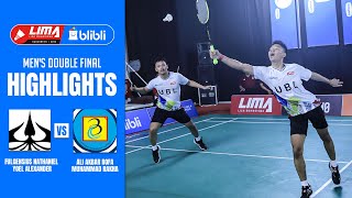 MENS DOUBLE  FINAL  USAKTI FulgensiusYoel vs UBL Ali AkbarMRakha [upl. by Atterbury]