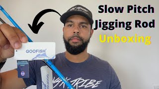 GooFish Rod Unboxing  Slow Pitch Blue Jigging Rod [upl. by Calandra]