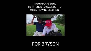 Corey feldman gets Donald Trumps approval in new video with golfer bryson coreyfeldman [upl. by Eivod]