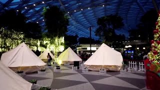 Singapore airport becomes luxury glamping ground [upl. by Buddie636]