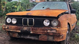 Fully restoration 50 year old BMW 3 series cars that were severely damaged  Rebuild the BMW car [upl. by Savannah]