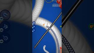 Wormszone Magic🐍 Game play short snack worms youtubeshort slitherio wormatio games [upl. by Adiasteb]