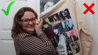 THE CONTROVERSIAL ERAS TOUR HOODIE UNBOXING AND WASHING [upl. by Otrebmuh]