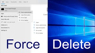 force delete a file that cannot be deleted Windows 10 [upl. by Vitus441]