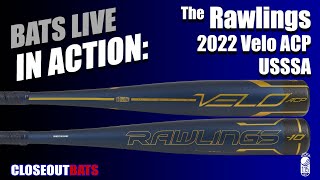 Hitting Rawlings Velo ACP Big Barrel USSSA Bat 2022 [upl. by Bertolde]