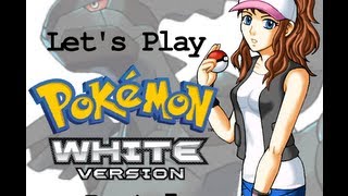 Lets Play Pokémon WhiteBLIND PT5  Would You Like Fries With That Battle [upl. by Aiyotal]